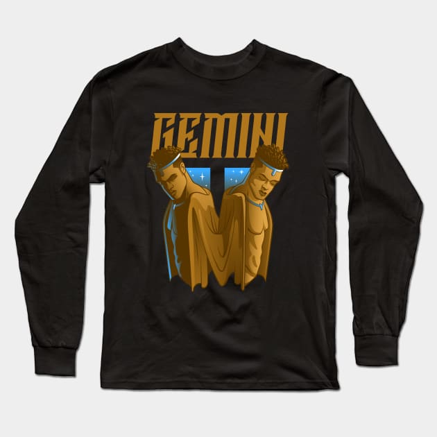 Gemini / Zodiac Signs / Horoscope Long Sleeve T-Shirt by Redboy